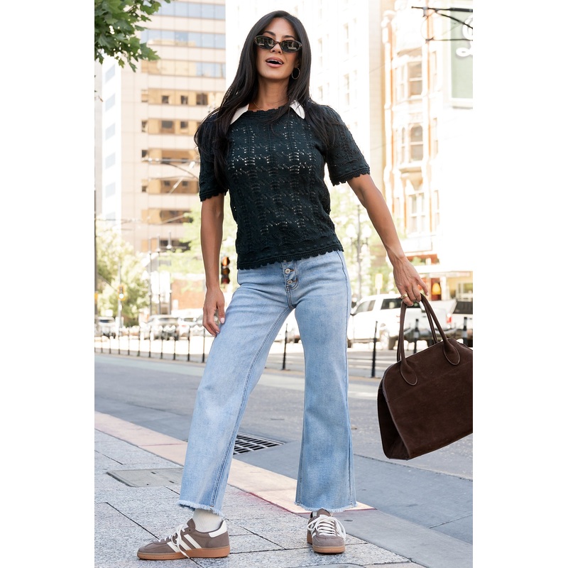 Brody High Rise Wide Leg Jeans | Light Wash