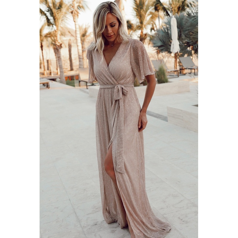 Grace Sparkle Gown | Champagne