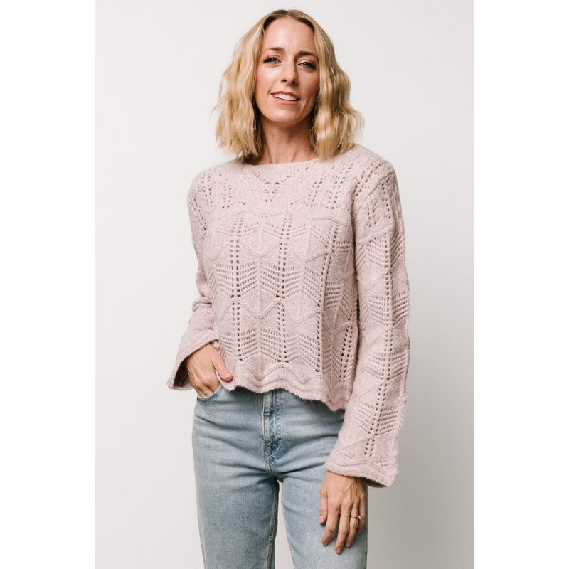 Jeanine Knit Sweater | Lilac|S|M|L