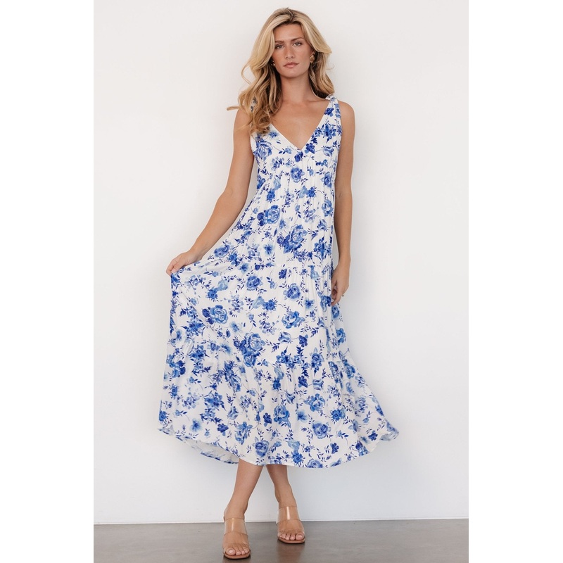 Mariah Tank Dress | Blue Floral