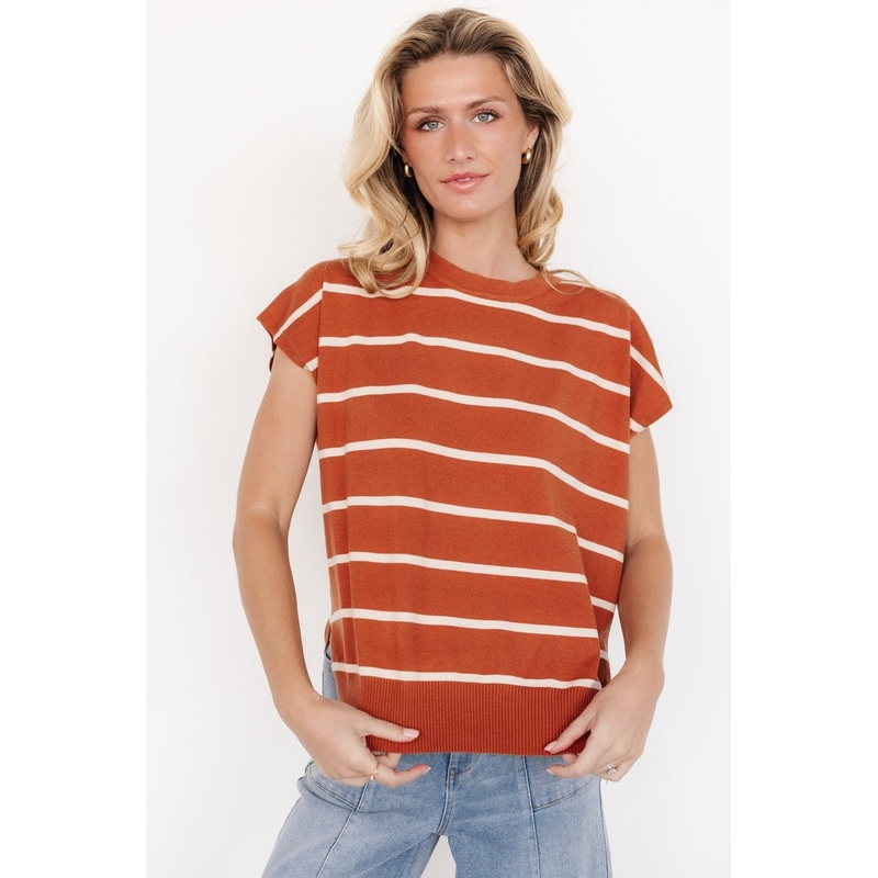 Ada Dolman Top | Sandstone + Natural