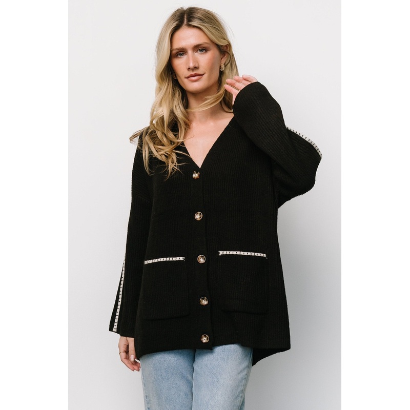 Tally Knit Cardigan | Dark Chocolate