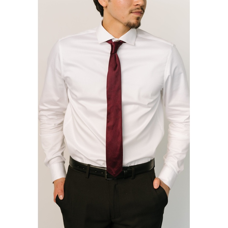 Classic Satin Tie | Mulberry|Mulberry