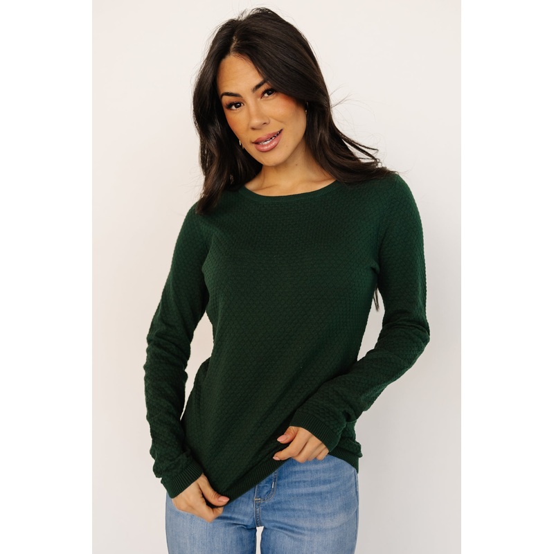 Debbie Knit Top | Dark Green|S|M|L|XL