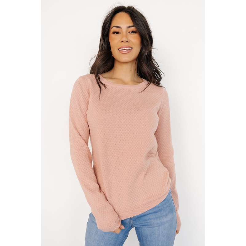Debbie Knit Top | Rose|S|M|L|XL