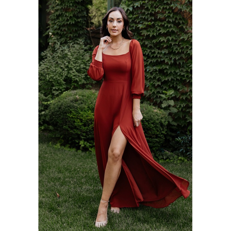 Giselle Maxi Dress | Brick|XS|S|M|L|XL