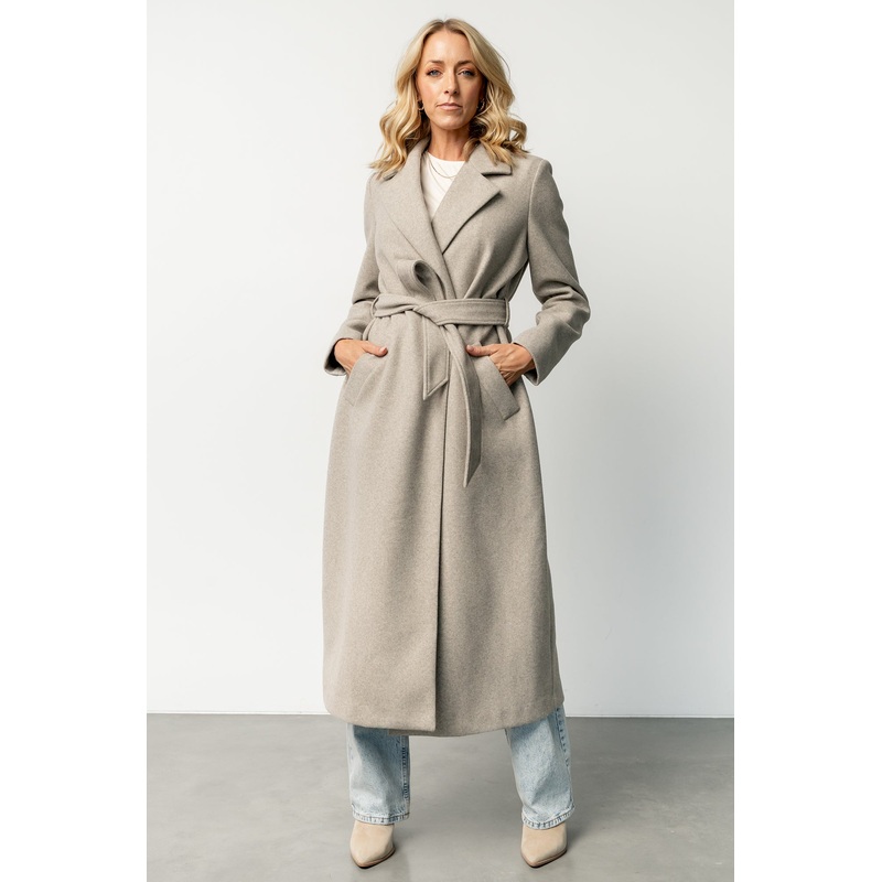 Glenwood Coat | Greige|S|M|L|XL