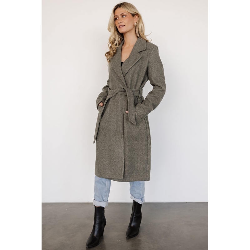 Valdez Long Coat | Olive|XS|S|M|L|XL
