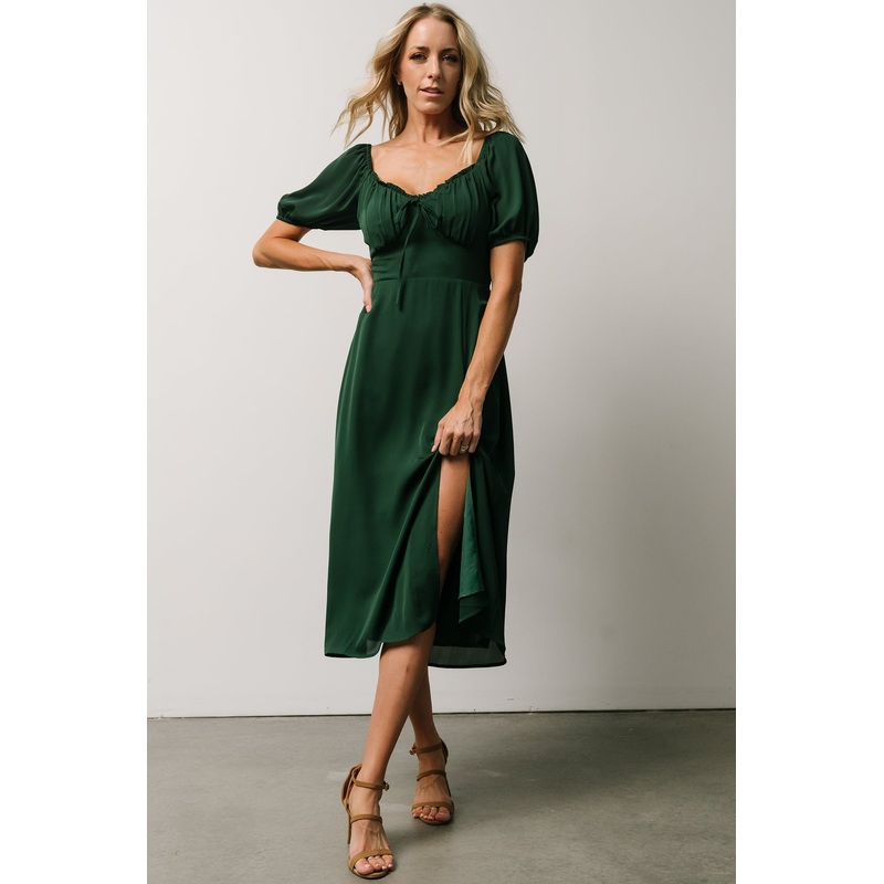 Cadence Midi Dress | Green|S|M|L|XL