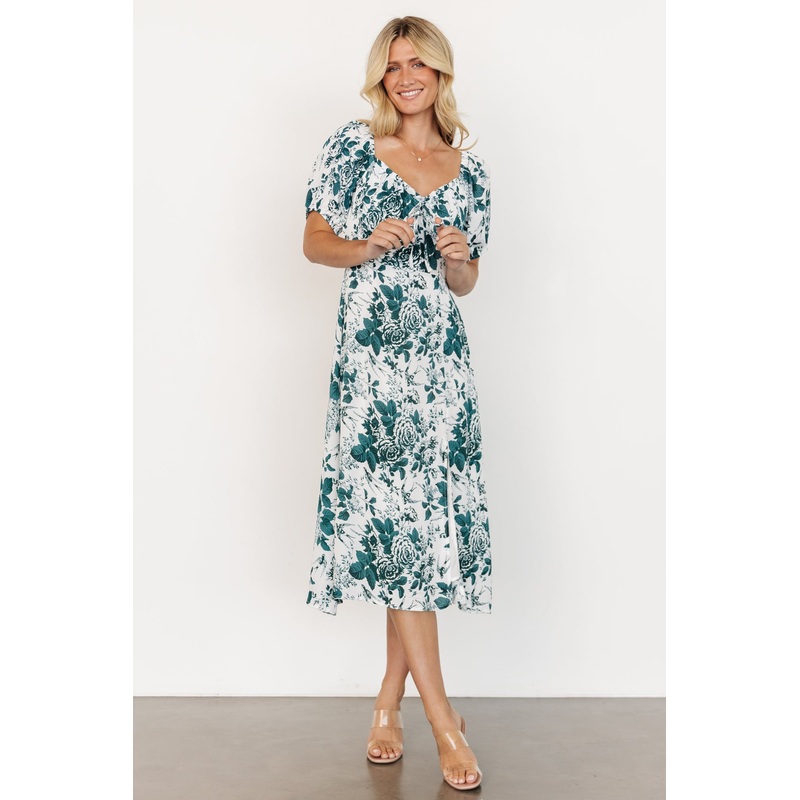 Cadence Midi Dress | Jade Floral