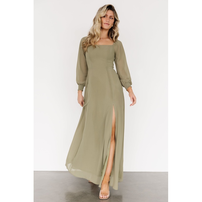 Giselle Maxi Dress | Dusty Olive