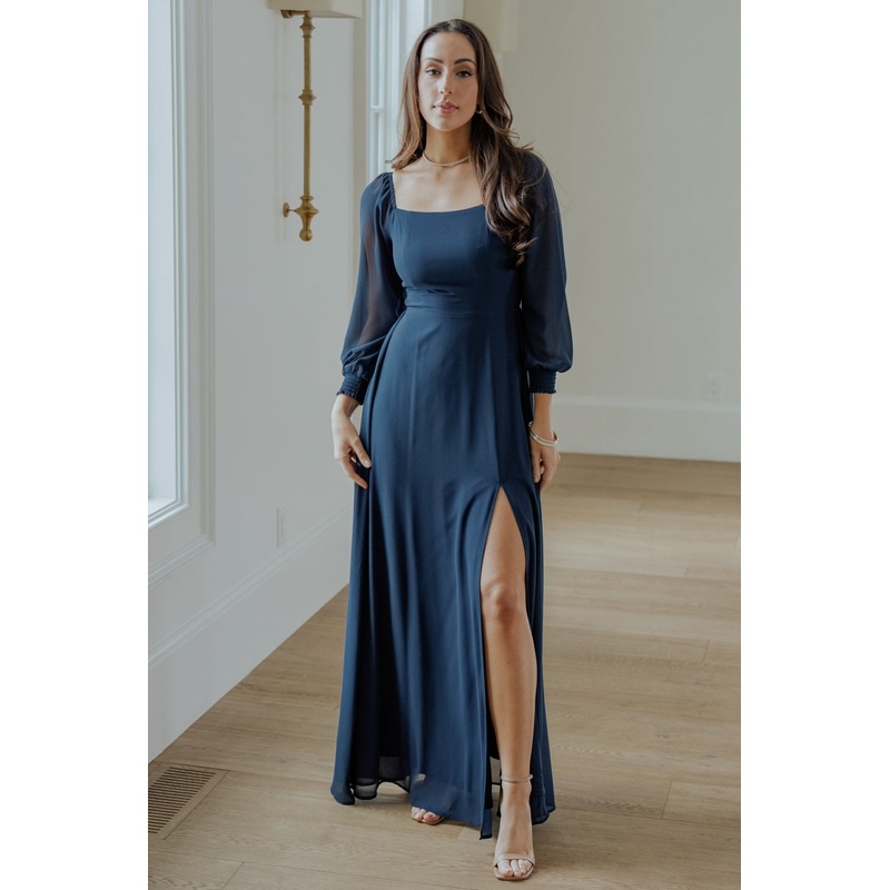 Giselle Maxi Dress | Navy|XS|S|M|L|XL