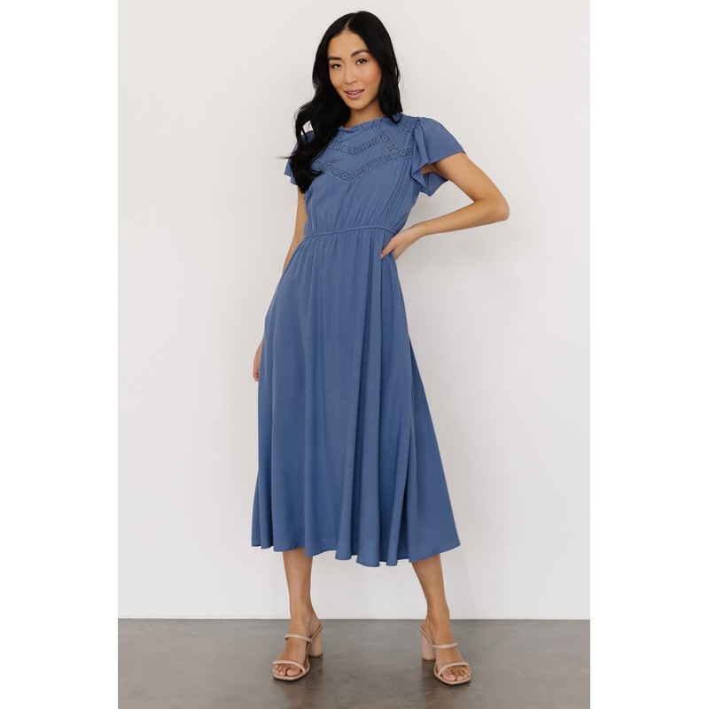 Prestyn Midi Dress | Blue|S|M|L|XL