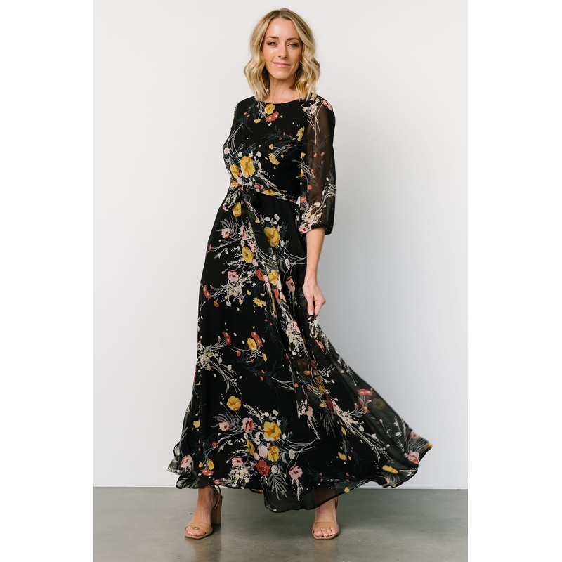 Rebecca Maxi Dress | Botanical Floral