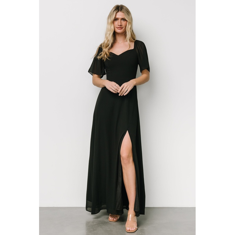 Sierra Sweetheart Maxi Dress | Black