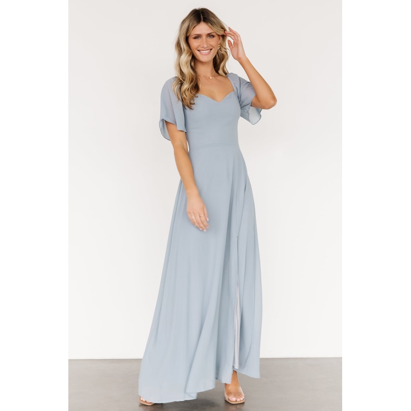 Sierra Sweetheart Maxi Dress | Light Blue