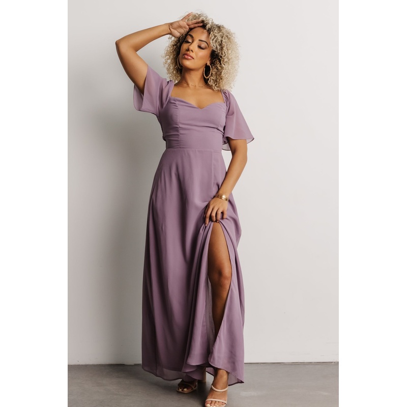 Sierra Sweetheart Maxi Dress | Lilac