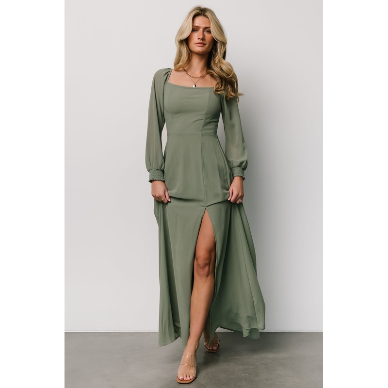 Giselle Maxi Dress | Eucalyptus