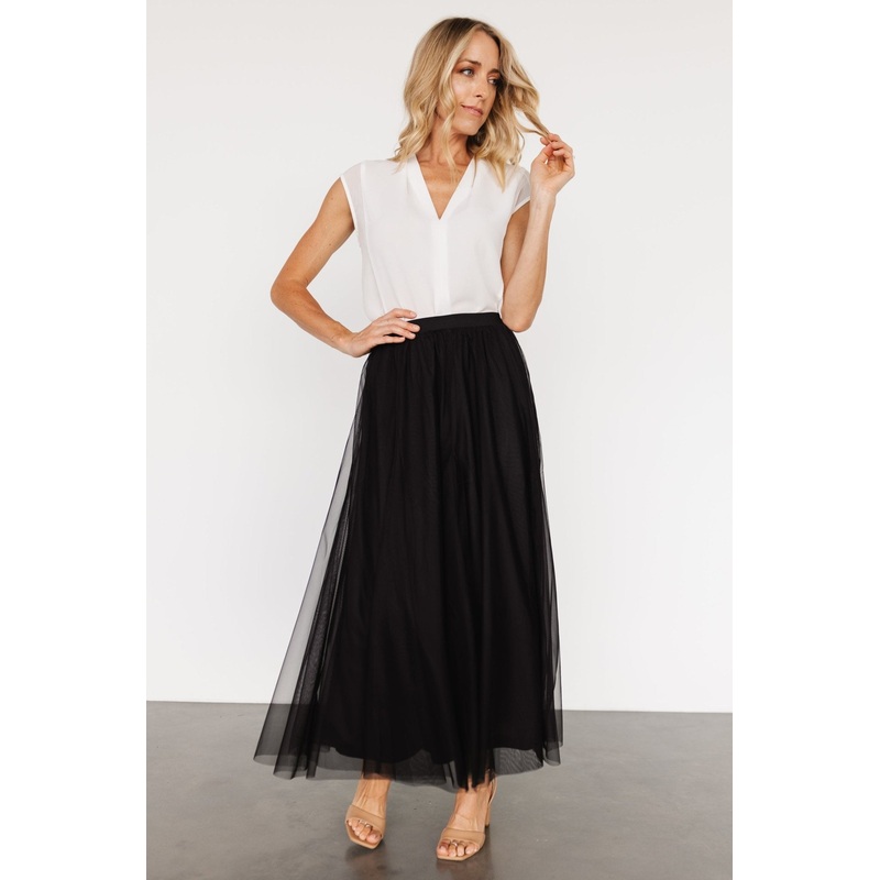 Mila Tulle Skirt | Black|XS|S|M|L|XL|1XL|2XL|3XL