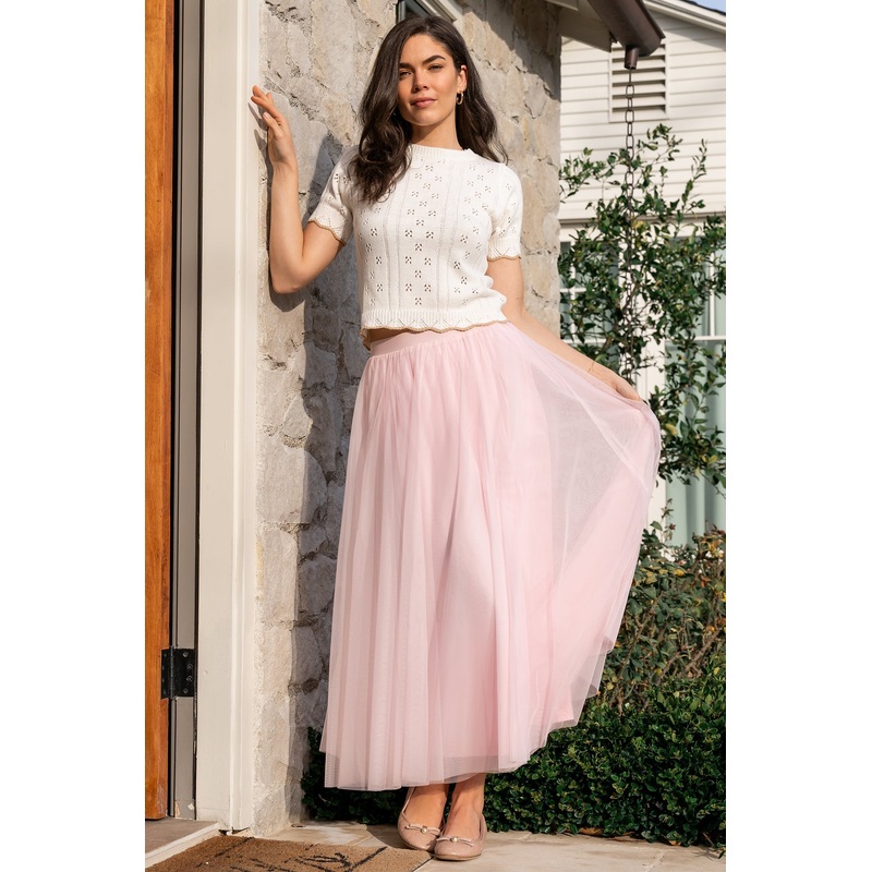 Mila Tulle Skirt | Rosy Pink|XS|S|M|L|XL