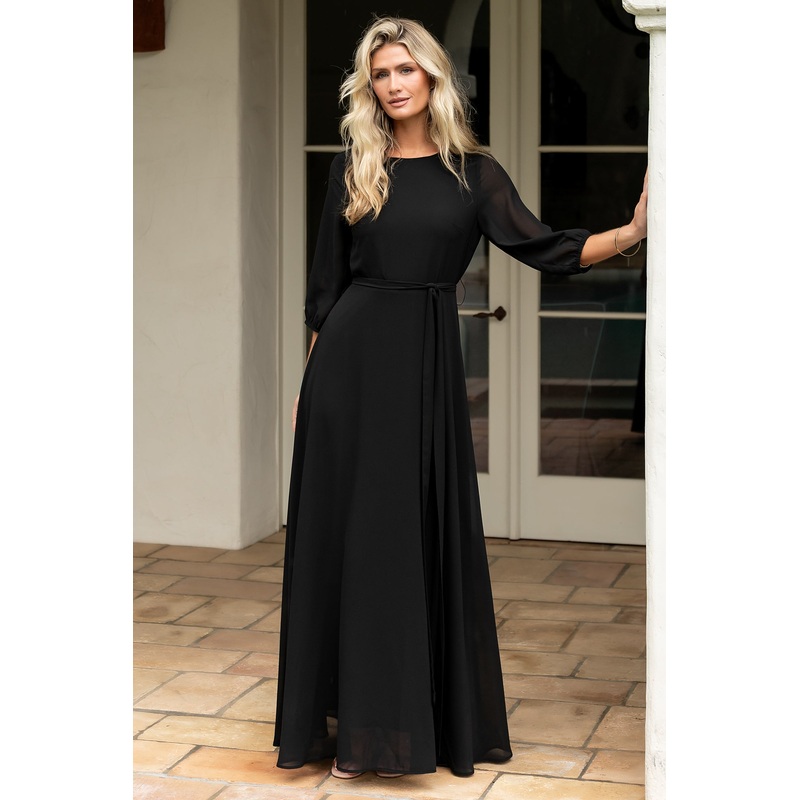 Rebecca Maxi Dress | Black|XS|S|M|L|XL|1XL|2XL|3XL