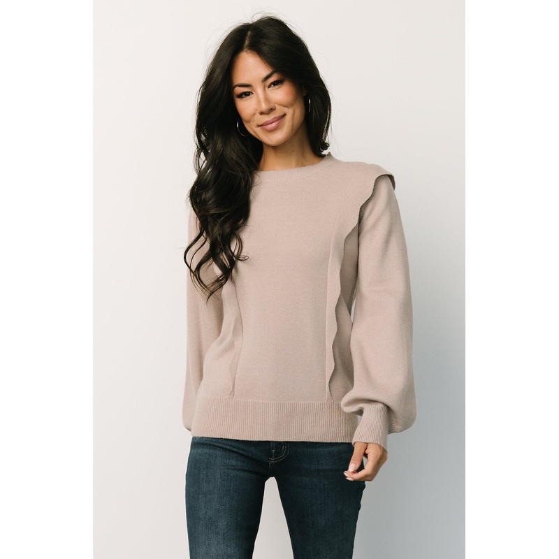Stowe Sweater | Latte|S|M|L|XL