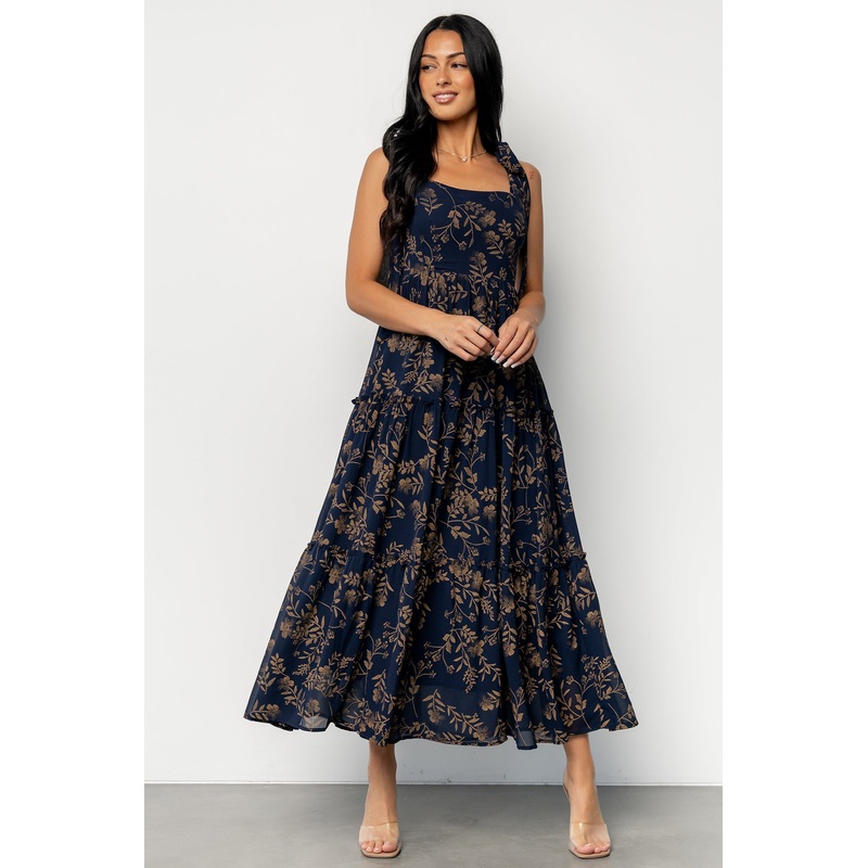 Anita Maxi Dress | Midnight + Gold Floral