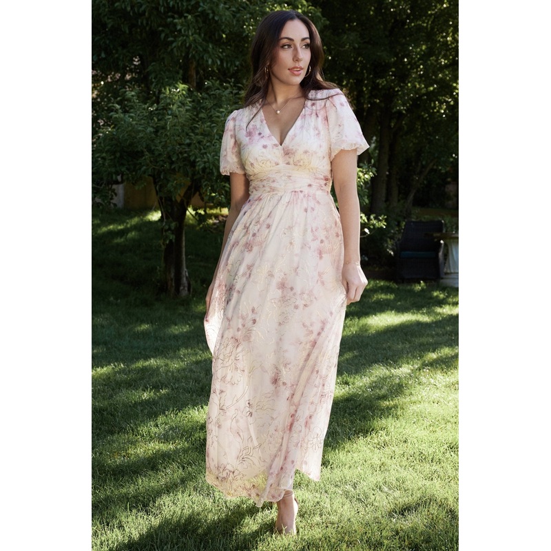 Ardley Maxi Dress | Mauve Floral