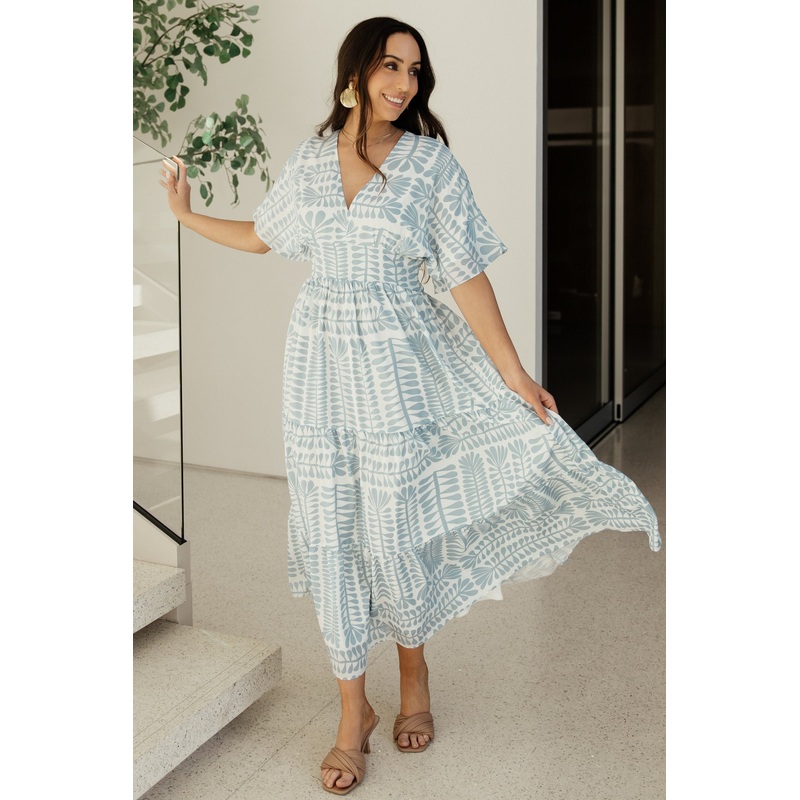 Austin Kimono Dress | Blue Print