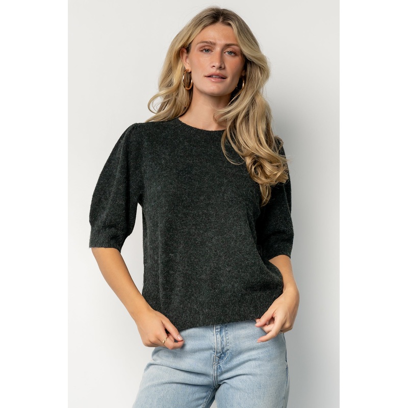 Keira Sweater Top | Dark Green