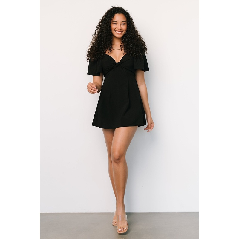 Lowell Skort Romper | Black|S|M|L|XL