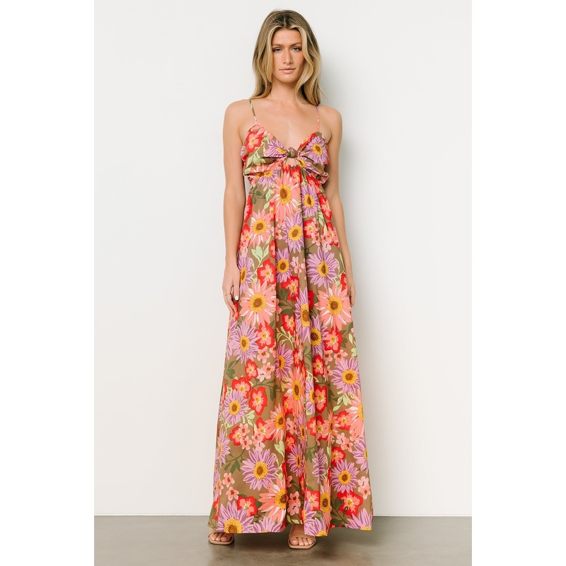 Rosalee Maxi Dress | Flower Multi