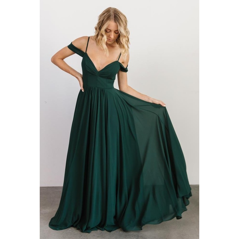 Bianca Lace Maxi Dress | Emerald